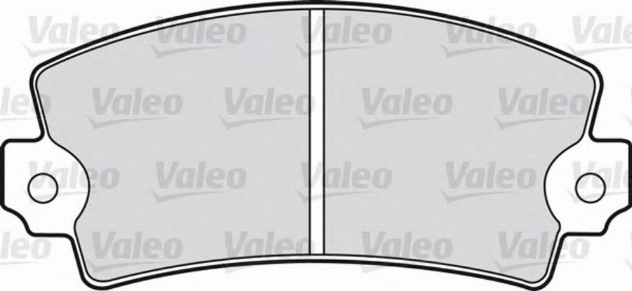 Valeo 540 315 - Kit de plaquettes de frein, frein à disque cwaw.fr