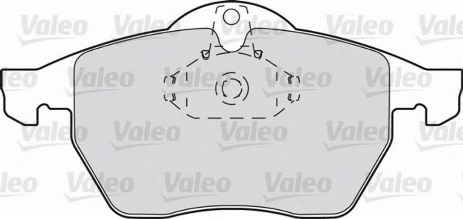 Valeo 540798 - Kit de plaquettes de frein, frein à disque cwaw.fr