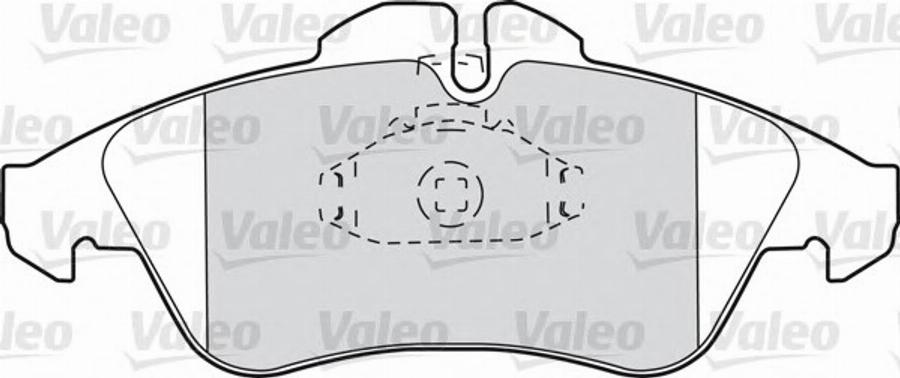 Valeo 540792 - Kit de plaquettes de frein, frein à disque cwaw.fr