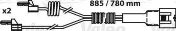 Valeo 541621 - Kit de plaquettes de frein, frein à disque cwaw.fr