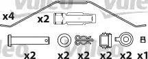 Valeo 541679 - Kit de plaquettes de frein, frein à disque cwaw.fr