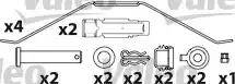 Valeo 541675 - Kit de plaquettes de frein, frein à disque cwaw.fr