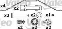 Valeo 541718 - Kit de plaquettes de frein, frein à disque cwaw.fr