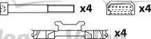 Valeo 541737 - Kit de plaquettes de frein, frein à disque cwaw.fr