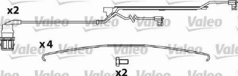 Valeo 541724 - Kit de plaquettes de frein, frein à disque cwaw.fr