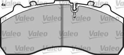 Valeo 548679 - Kit de plaquettes de frein, frein à disque cwaw.fr