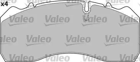 Valeo 548675 - Kit de plaquettes de frein, frein à disque cwaw.fr