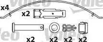 Valeo 548675 - Kit de plaquettes de frein, frein à disque cwaw.fr