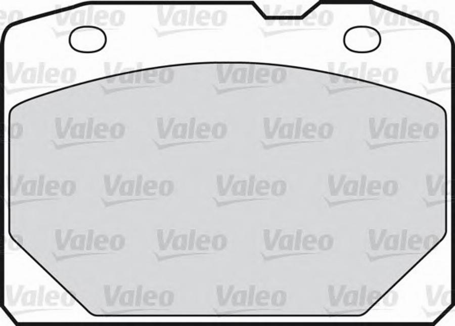 Valeo 551441 - Kit de plaquettes de frein, frein à disque cwaw.fr