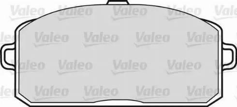 Valeo 551504 - Kit de plaquettes de frein, frein à disque cwaw.fr