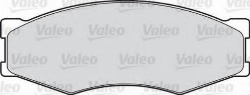 Valeo 551699 - Kit de plaquettes de frein, frein à disque cwaw.fr