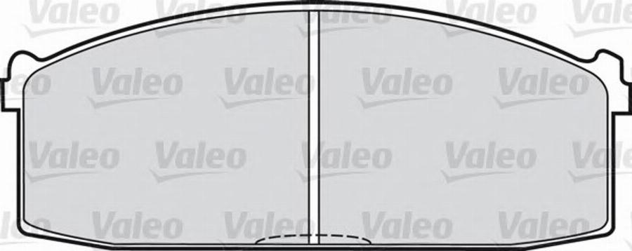 Valeo 551648 - Kit de plaquettes de frein, frein à disque cwaw.fr