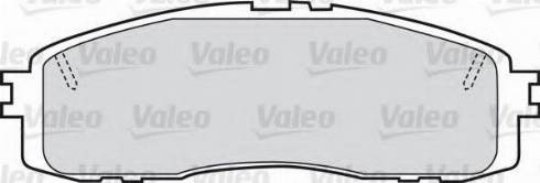 Valeo 551600 - Kit de plaquettes de frein, frein à disque cwaw.fr