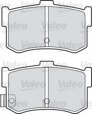 Valeo 551602 - Kit de plaquettes de frein, frein à disque cwaw.fr