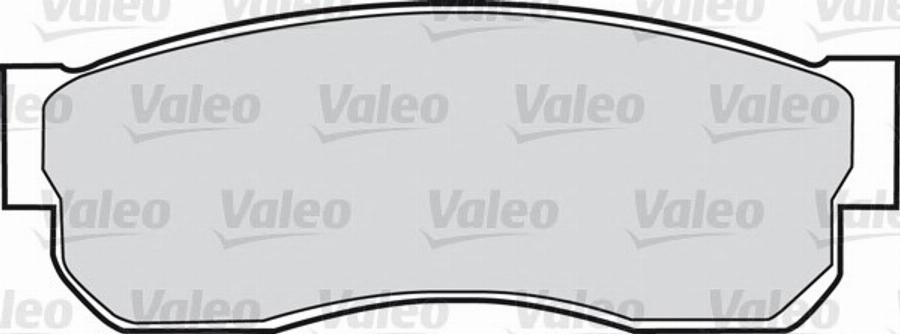 Valeo 551682 - Kit de plaquettes de frein, frein à disque cwaw.fr