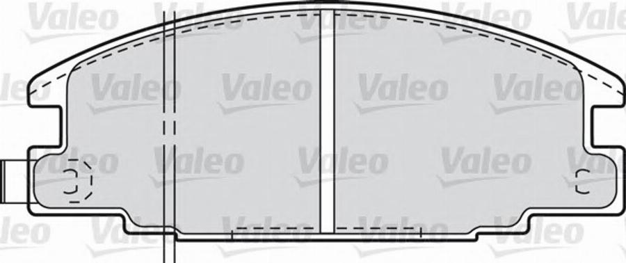 Valeo 551759 - Kit de plaquettes de frein, frein à disque cwaw.fr