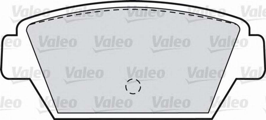 Valeo 551704 - Kit de plaquettes de frein, frein à disque cwaw.fr