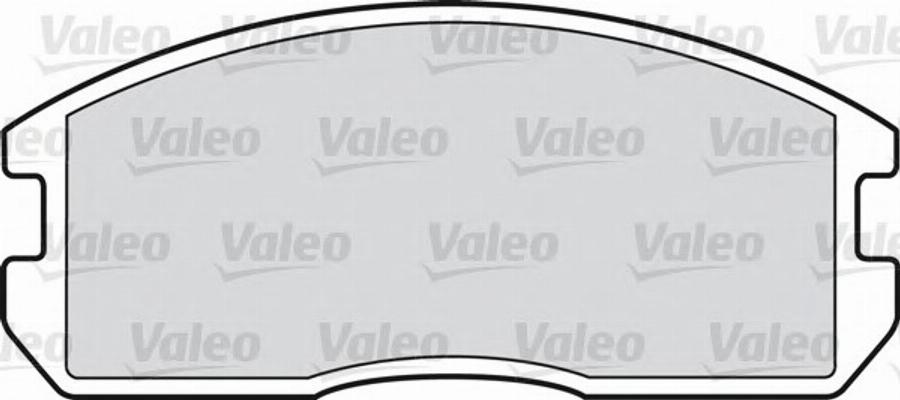 Valeo 551705 - Kit de plaquettes de frein, frein à disque cwaw.fr