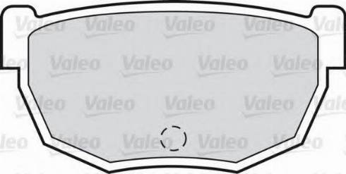 Valeo 551703 - Kit de plaquettes de frein, frein à disque cwaw.fr