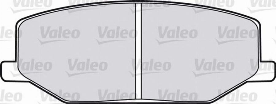 Valeo 551707 - Kit de plaquettes de frein, frein à disque cwaw.fr