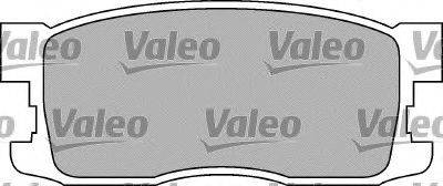 Valeo 551738 - Kit de plaquettes de frein, frein à disque cwaw.fr