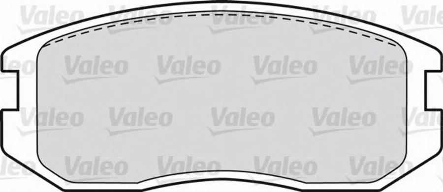 Valeo 551771 - Kit de plaquettes de frein, frein à disque cwaw.fr