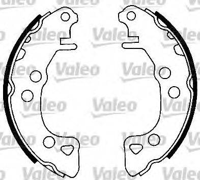 Valeo 554692 - Jeu de mâchoires de frein cwaw.fr