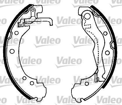 Valeo 553720 - Jeu de mâchoires de frein cwaw.fr