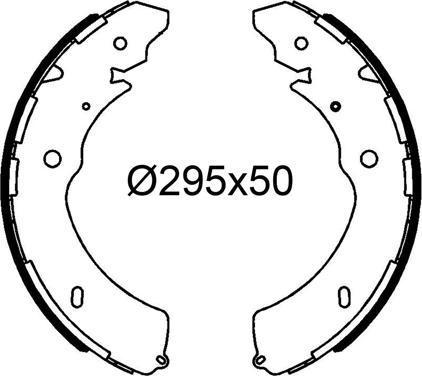 Valeo 564291 - Jeu de mâchoires de frein cwaw.fr