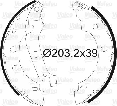 Valeo 562642 - Kit de plaquettes de frein, frein à disque cwaw.fr