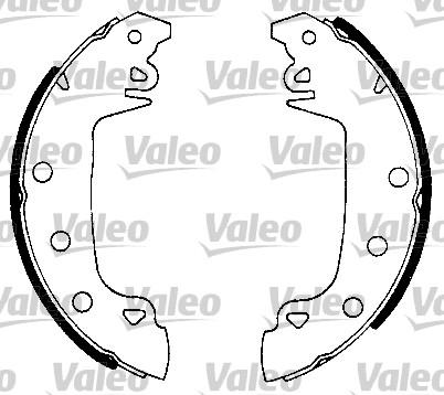 Valeo 562016 - Jeu de mâchoires de frein cwaw.fr