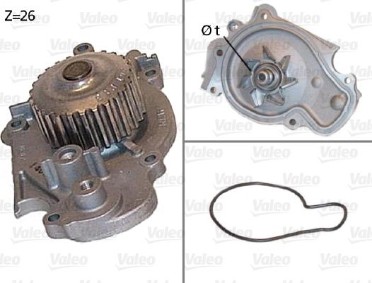 Valeo 506443 - Pompe à eau cwaw.fr