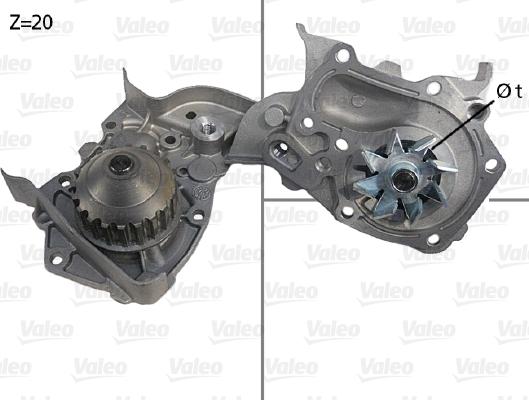 Valeo 506564 - Pompe à eau cwaw.fr