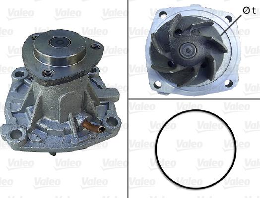 Valeo 506589 - Pompe à eau cwaw.fr