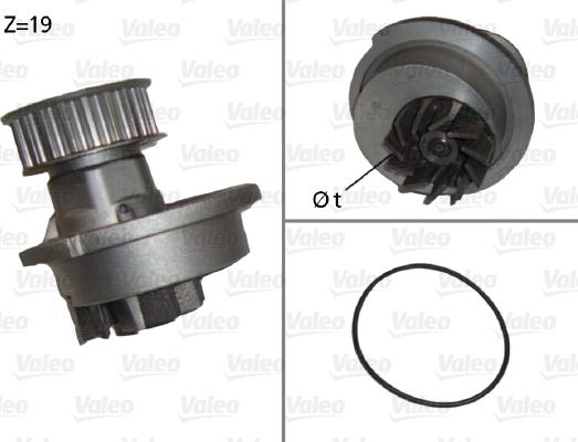 Valeo 506647 - Pompe à eau cwaw.fr