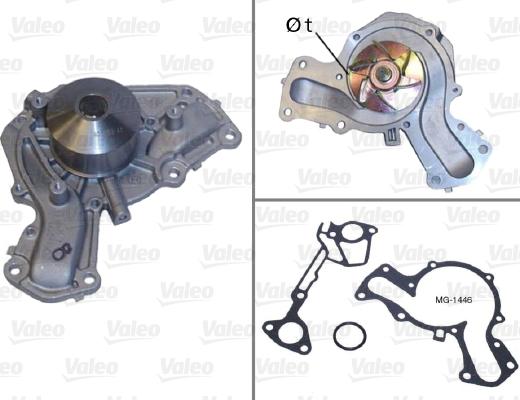 Valeo 506633 - Pompe à eau cwaw.fr