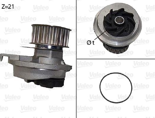 Valeo 506087 - Pompe à eau cwaw.fr