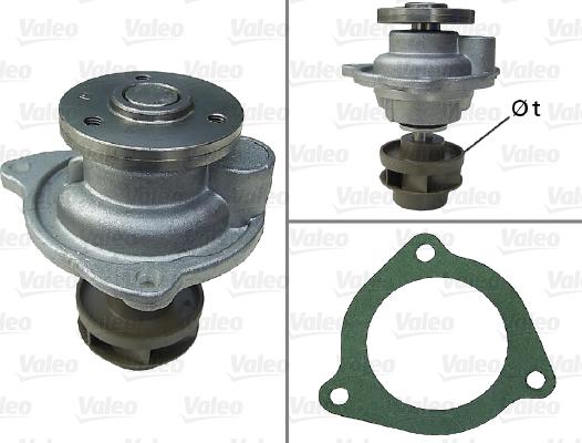 Valeo 506809 - Pompe à eau cwaw.fr