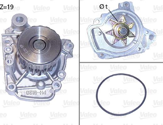 Valeo 506811 - Pompe à eau cwaw.fr