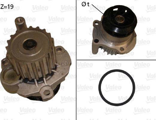 Valeo 506874 - Pompe à eau cwaw.fr