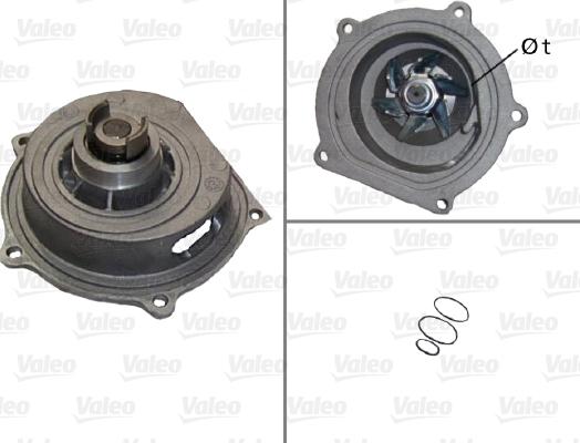 Valeo 506320 - Pompe à eau cwaw.fr