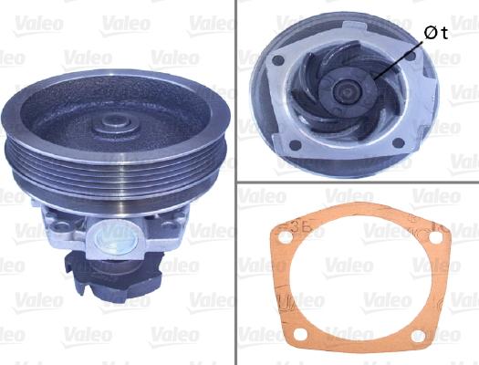 Valeo 506299 - Pompe à eau cwaw.fr