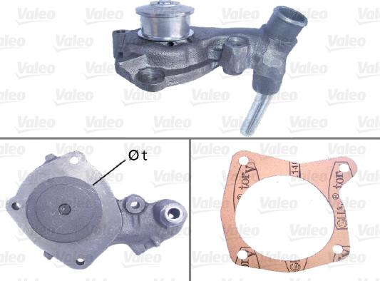 Valeo 506287 - Pompe à eau cwaw.fr