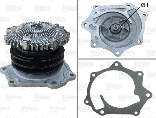 Valeo 506782 - Pompe à eau cwaw.fr