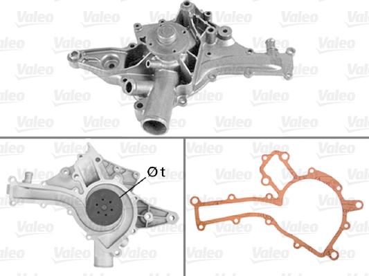 Valeo 506787 - Pompe à eau cwaw.fr