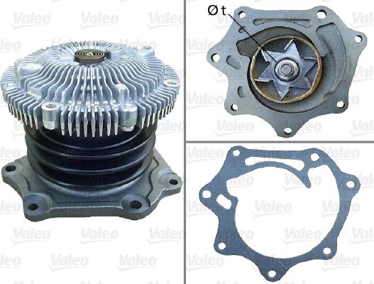 Valeo 506733 - Pompe à eau cwaw.fr