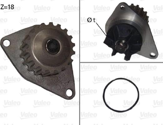 Valeo 506721 - Pompe à eau cwaw.fr