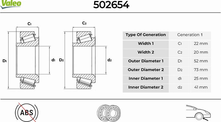 Valeo 502654 - Compresseur, climatisation cwaw.fr