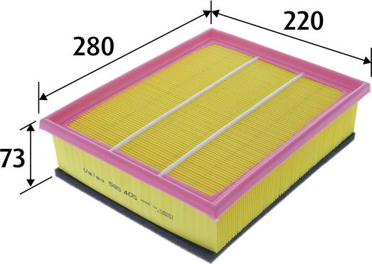 Valeo 585405 - Filtre à air cwaw.fr