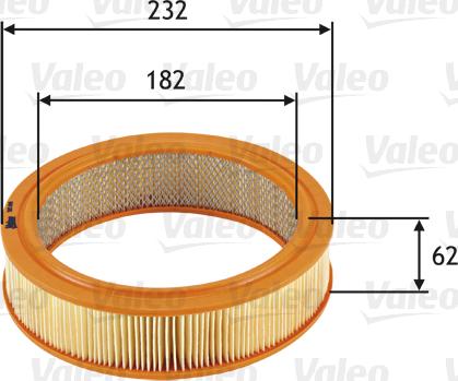 Valeo 585696 - Filtre à air cwaw.fr